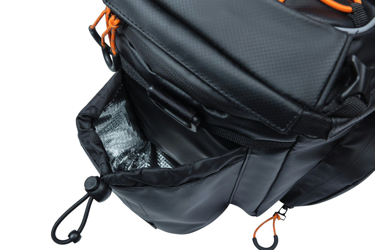 Basil Miles Tarpaulin Trunkbag XL Pro MIK 9-36 Litres Black/Orange