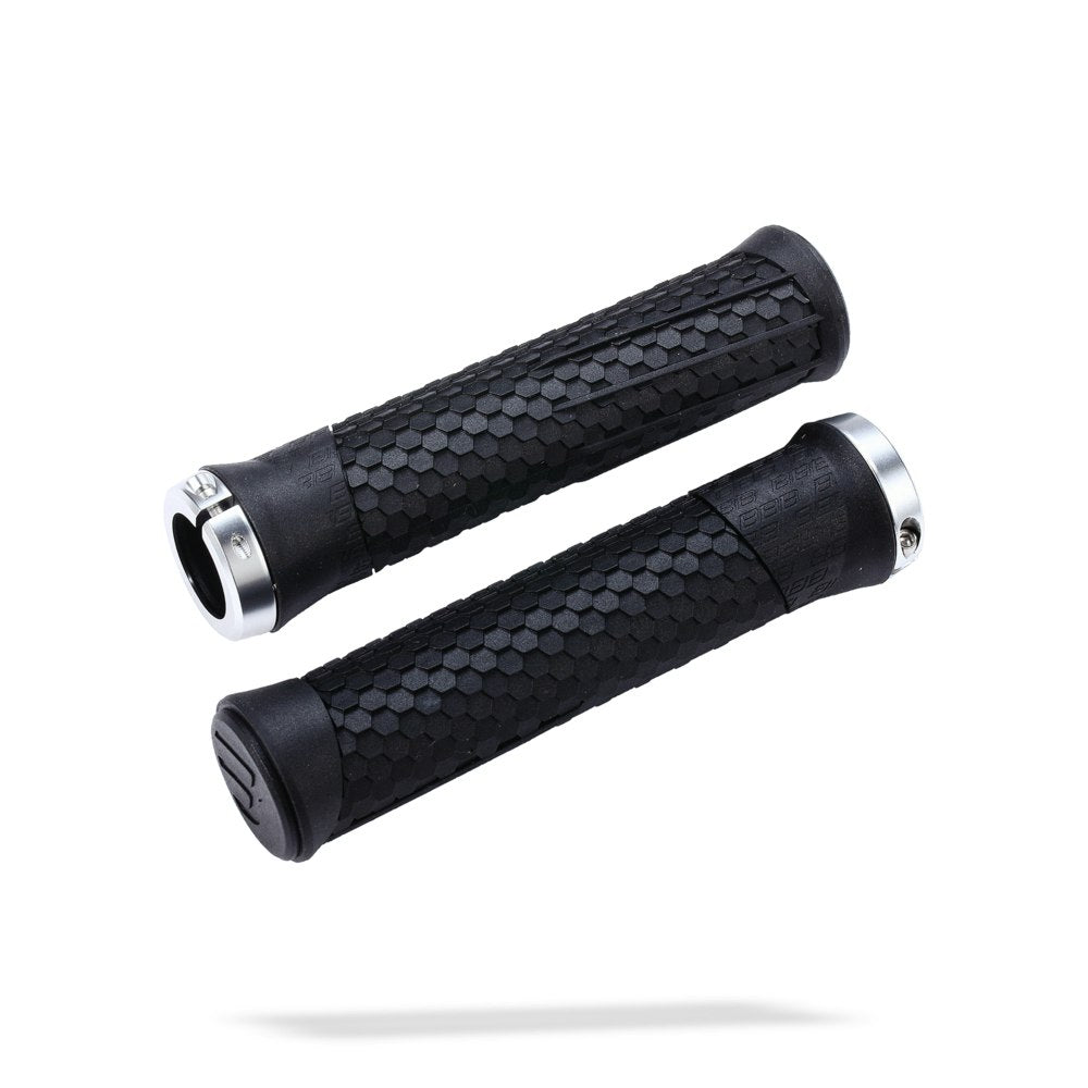 BBB Cycling Python Grips 142mm Black/Lockring Dark Grey