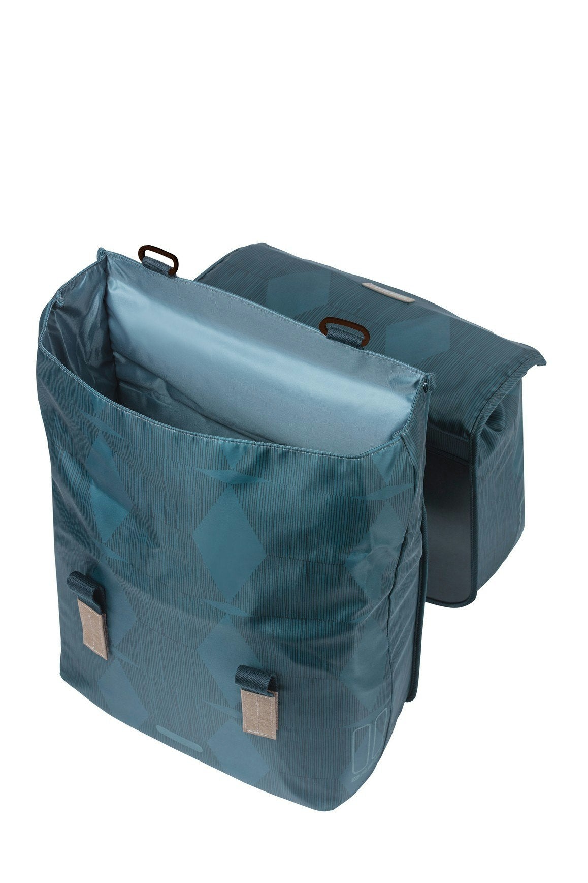 Basil Elegance Double Pannier Bag 40-49L Estate Blue