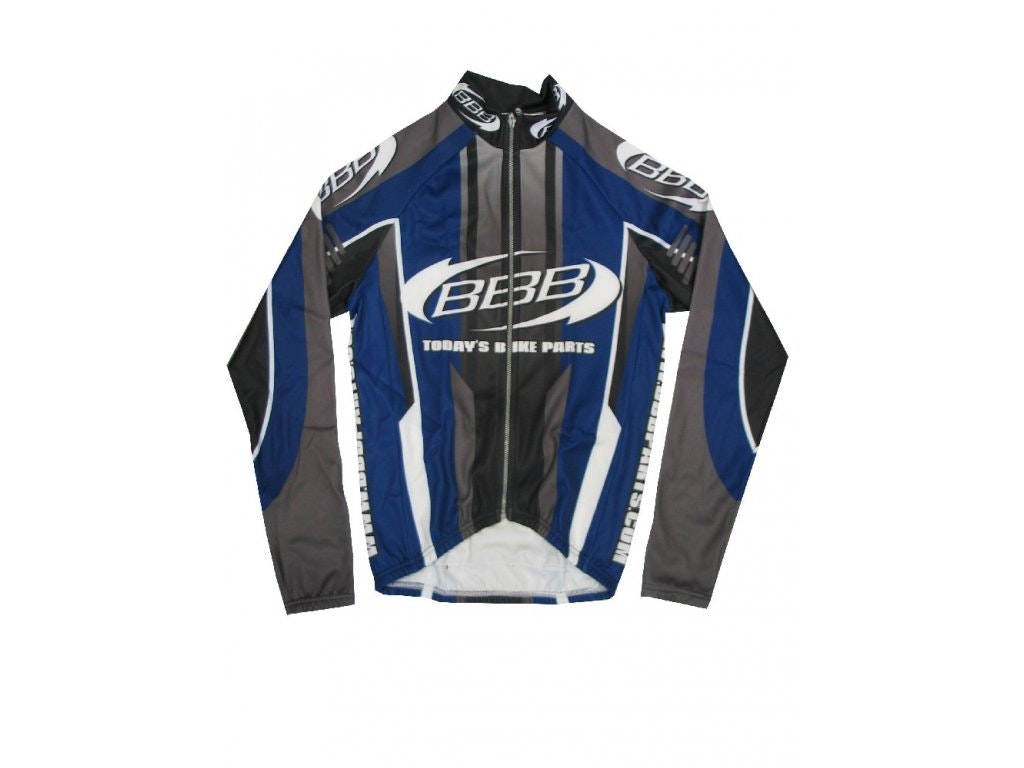 BBB Cycling Long Sleeve Team Jersey Large Grey