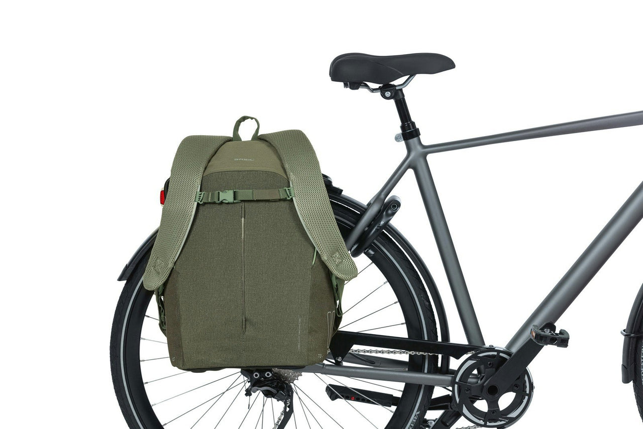 Basil B-Safe Commuter Backpack Green