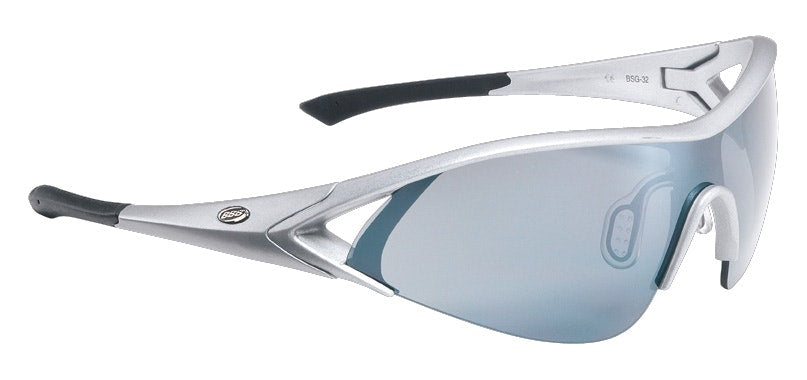 BBB Cycling Impact Sportglasses Matt Silver Smoke