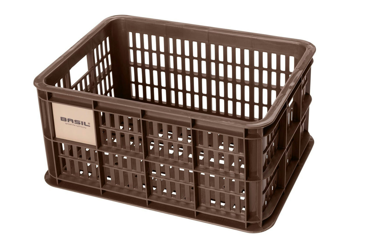 Basil Bicycle Crate S 17.5 Litres Chocolate Brown