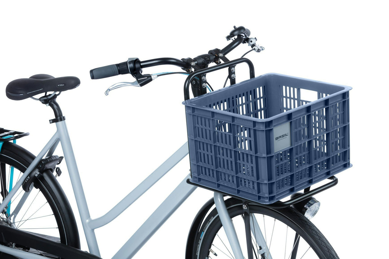 Basil Bicycle Crate Medium 29.5L Bluestone