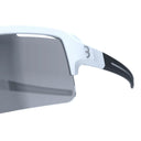 BBB CYCLING Fuse Sportglasses Matt White/Black Pcsmoke Flash Mirror