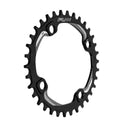 FUNN - Solo Narrow Wide Chainring - 34T 104mm BCD Black
