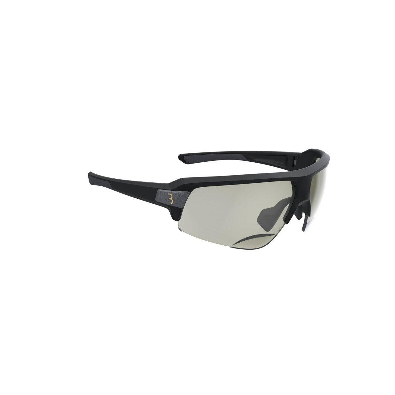 BBB Cycling Impulse Reader Sportglasses Photochromic +2.0 Matt Black