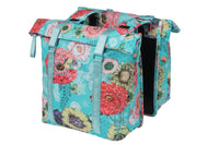 Thumbnail for Basil Bloom Field Double Pannier Bag 28-35L Blue