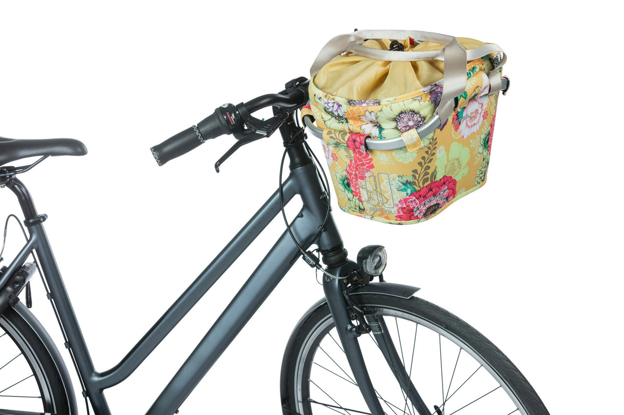 Basil Bloom Field Carry All Front Basket KF Yellow