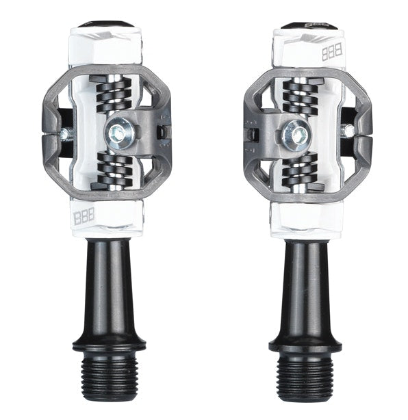 BBB Cycling Clipless ForceMount White Crmo Axle