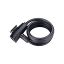 BBB CYCLING Bicylelock Quicksafe 8mm x 1500mm Coil Cable