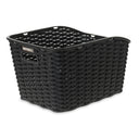 BASIL Weave Synthetic Rear Basket Black