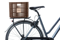 Thumbnail for Basil Bicycle Crate L 40 Litres Chocolate Brown