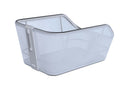 BASIL Cento Tech Fibre Bicycle Basket WSL Blue Silver