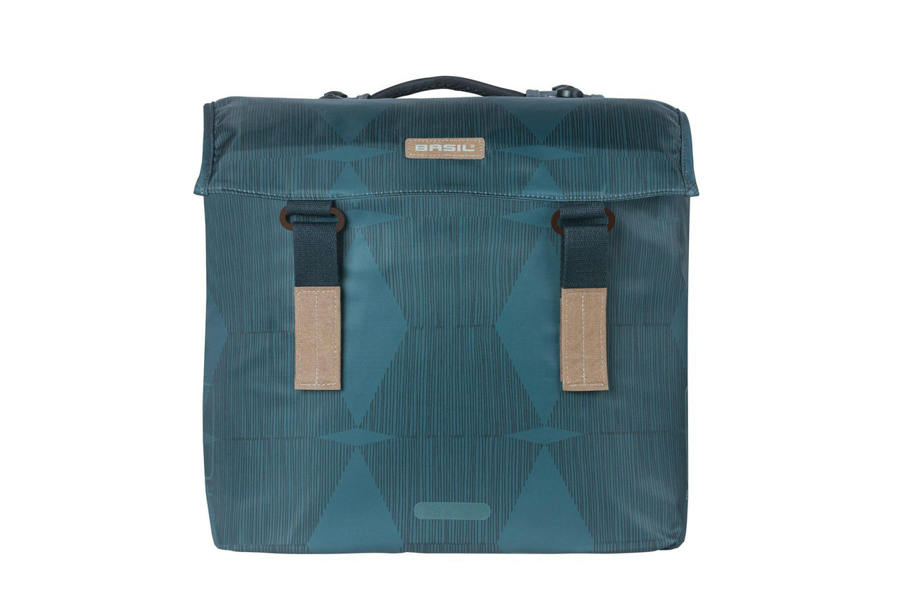 Basil Elegance Double Pannier Bag MIK 40-49L Estate Blue