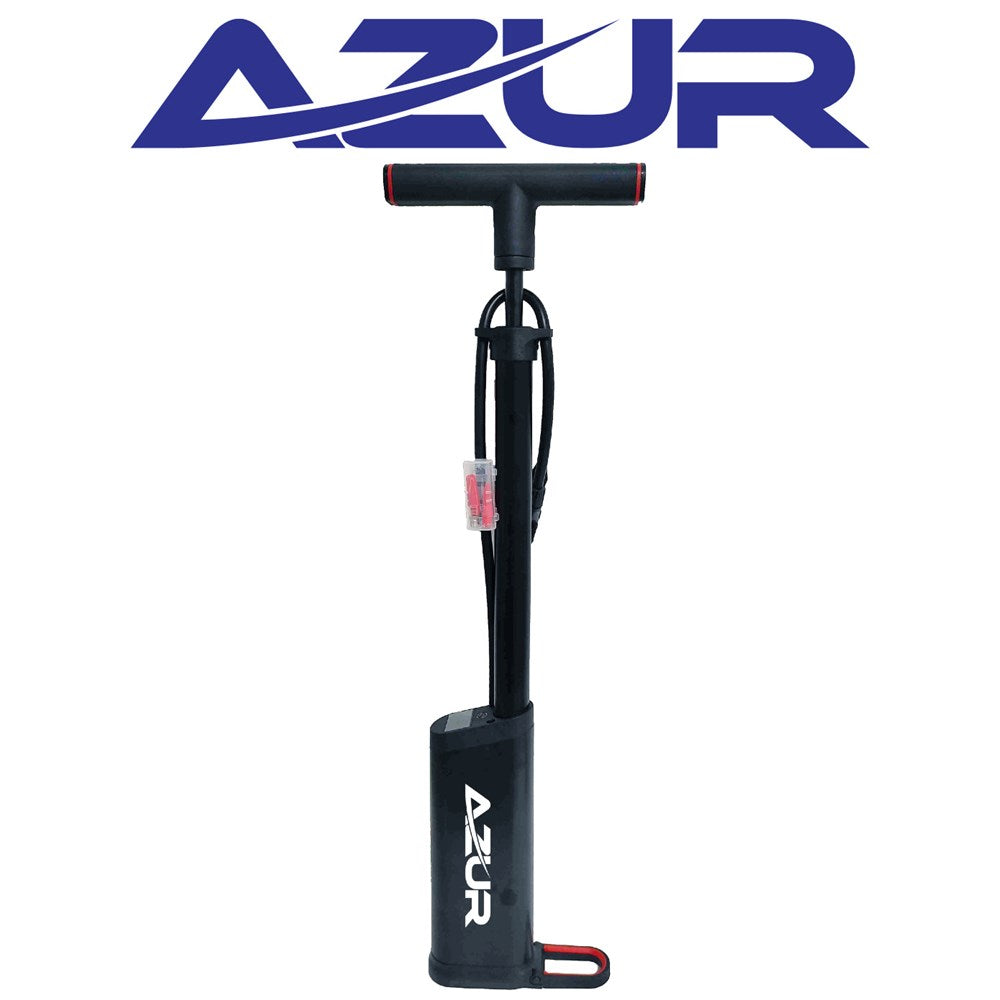 Azur Tank Floor Pump Dual Valve