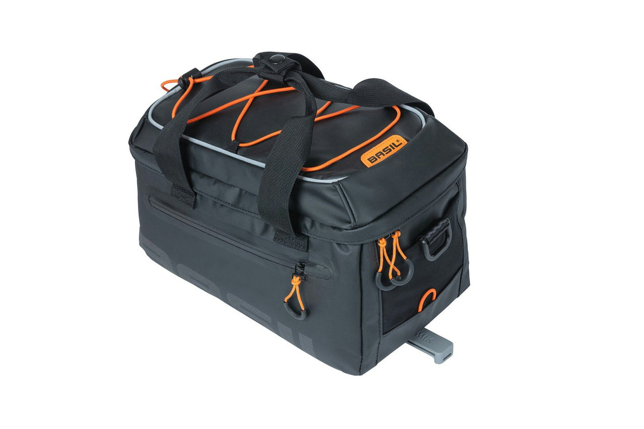 Basil Miles Tarpaulin Trunkbag MIK Black Orange 7L