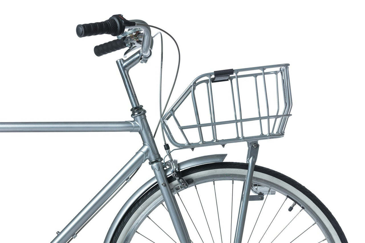 Basil Portland Bicycle Front Basket 25 Litres Chrome