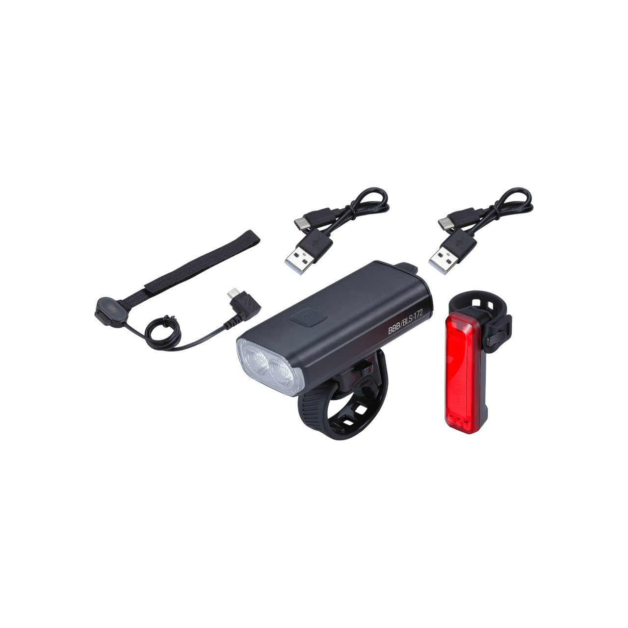 BBB Cycling StrikeDuo 1600 Combo Light Set