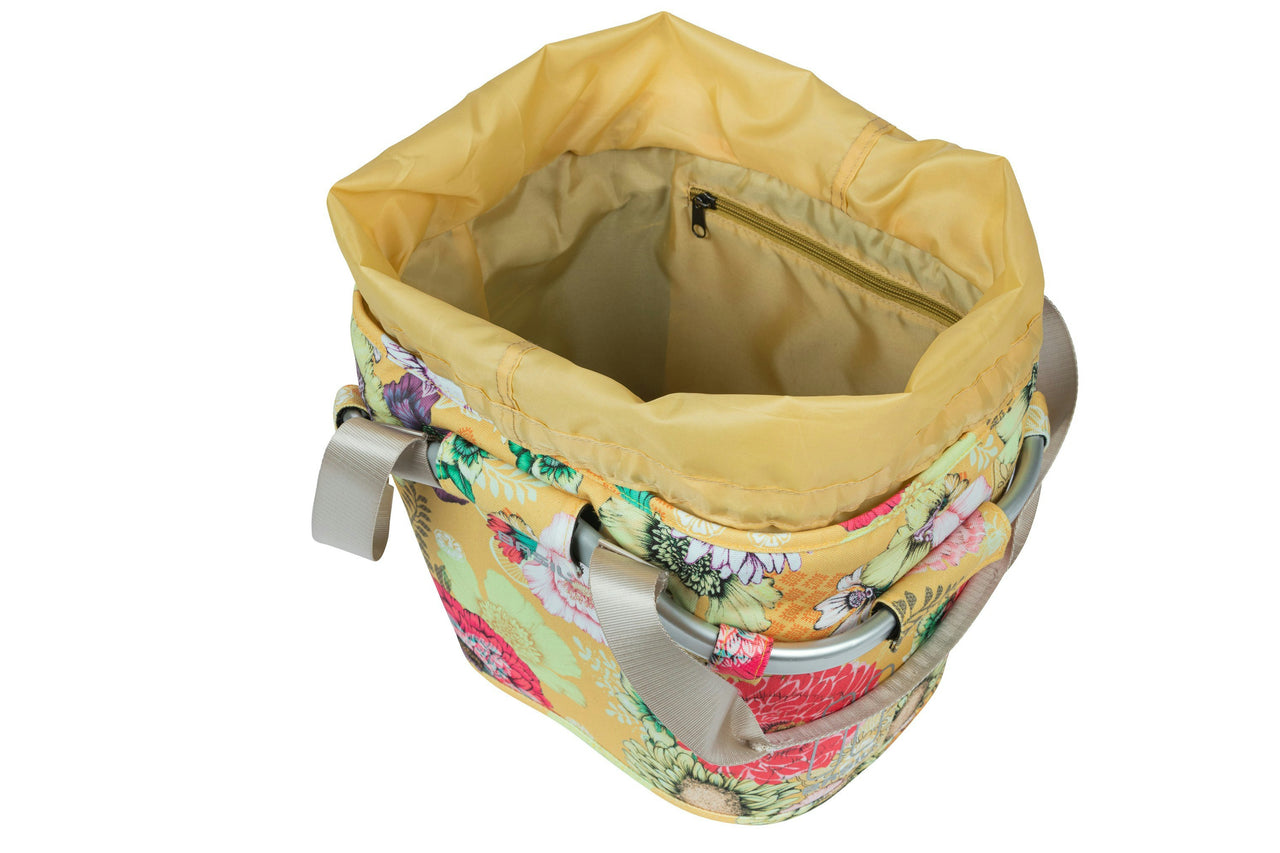 Basil Bloom Field Carry All Front Basket KF Yellow