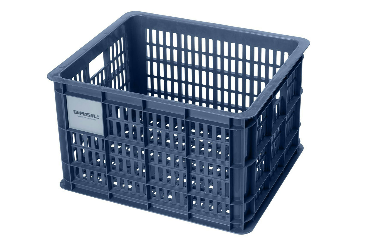 Basil Bicycle Crate Medium 29.5L Bluestone