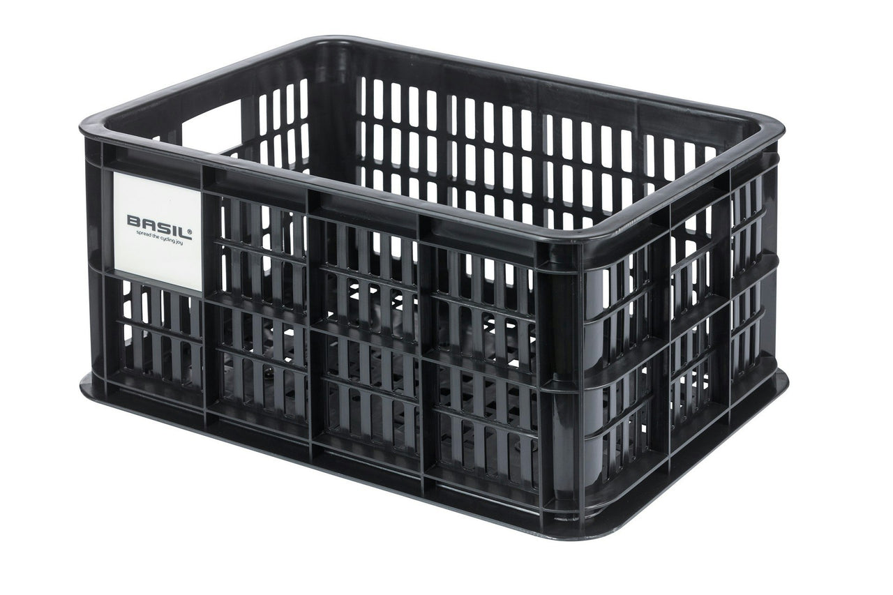 Basil Bicycle Crate Small MIK 17.5L Black