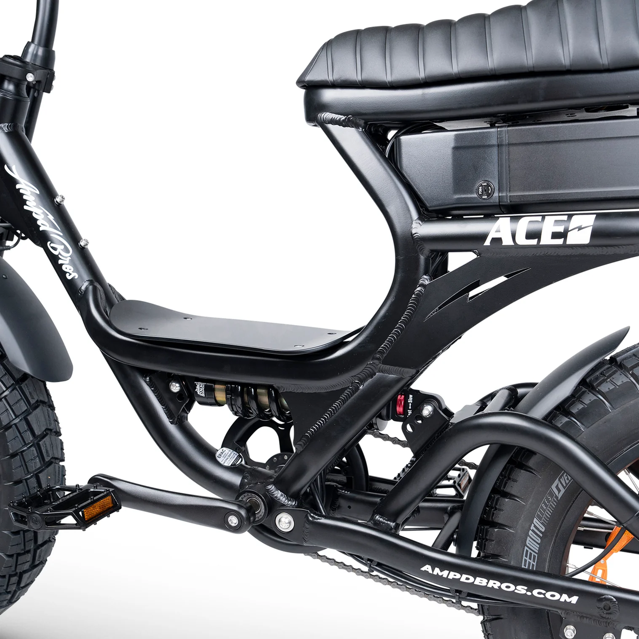 Ampd Bros ACE-X Pro Dual Sus E-Bike - Metallic Red