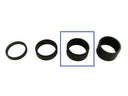 BBB CYCLING AluSpace Spacers 1-1/8 Black 15mm 50Pcs Polybag