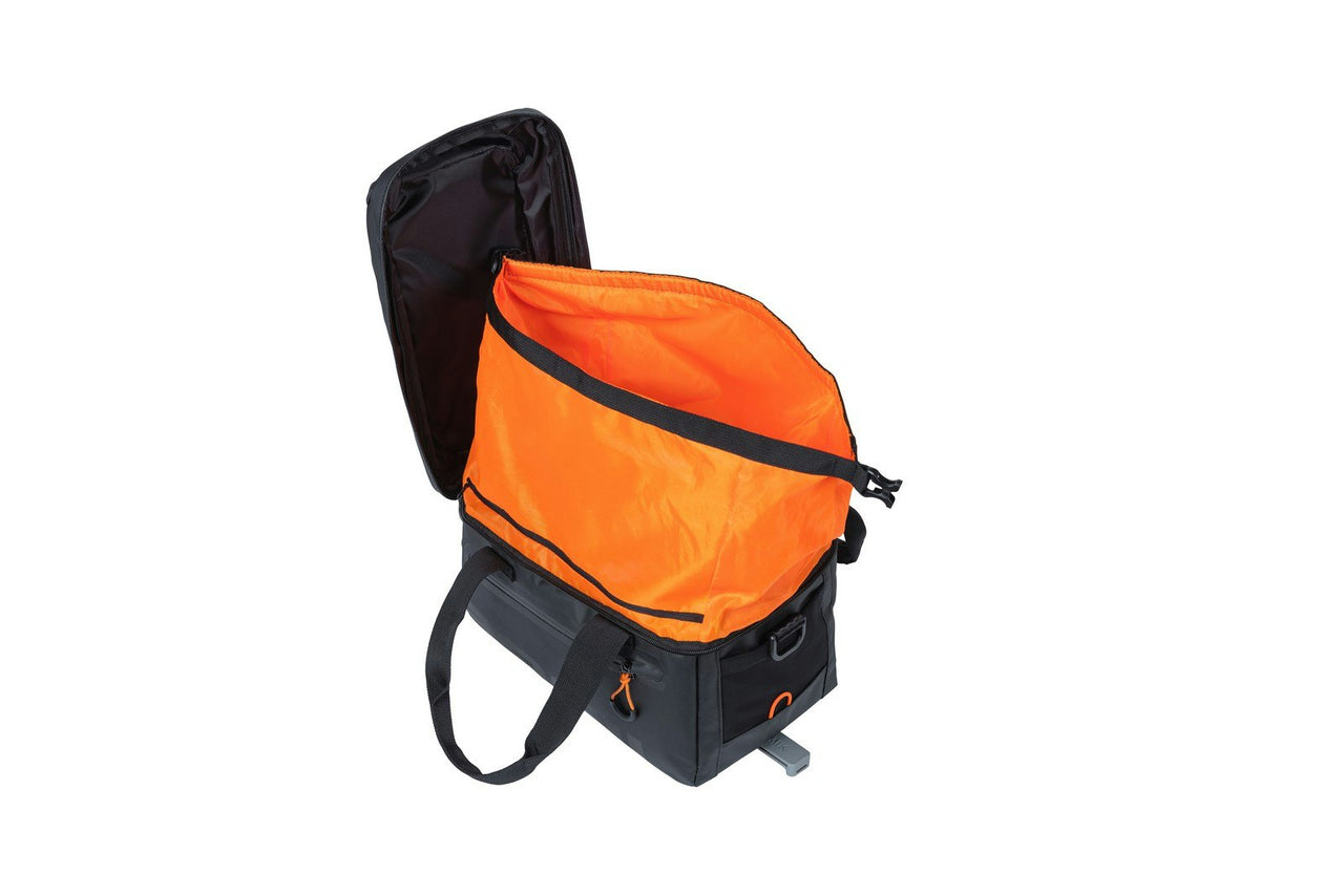 Basil Miles Tarpaulin Trunkbag MIK Black Orange 7L