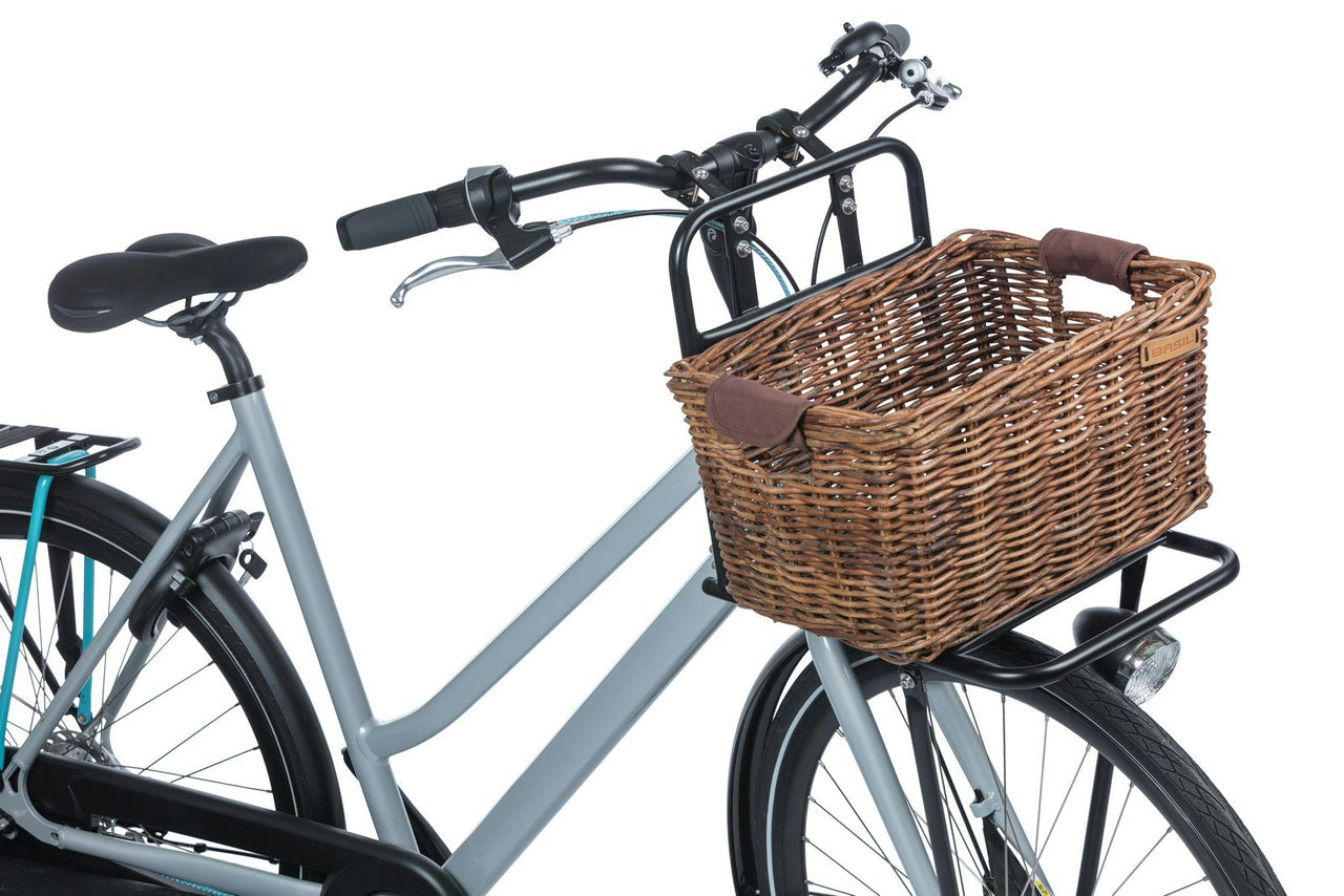 Basil Dorset M Wicker Rear Basket