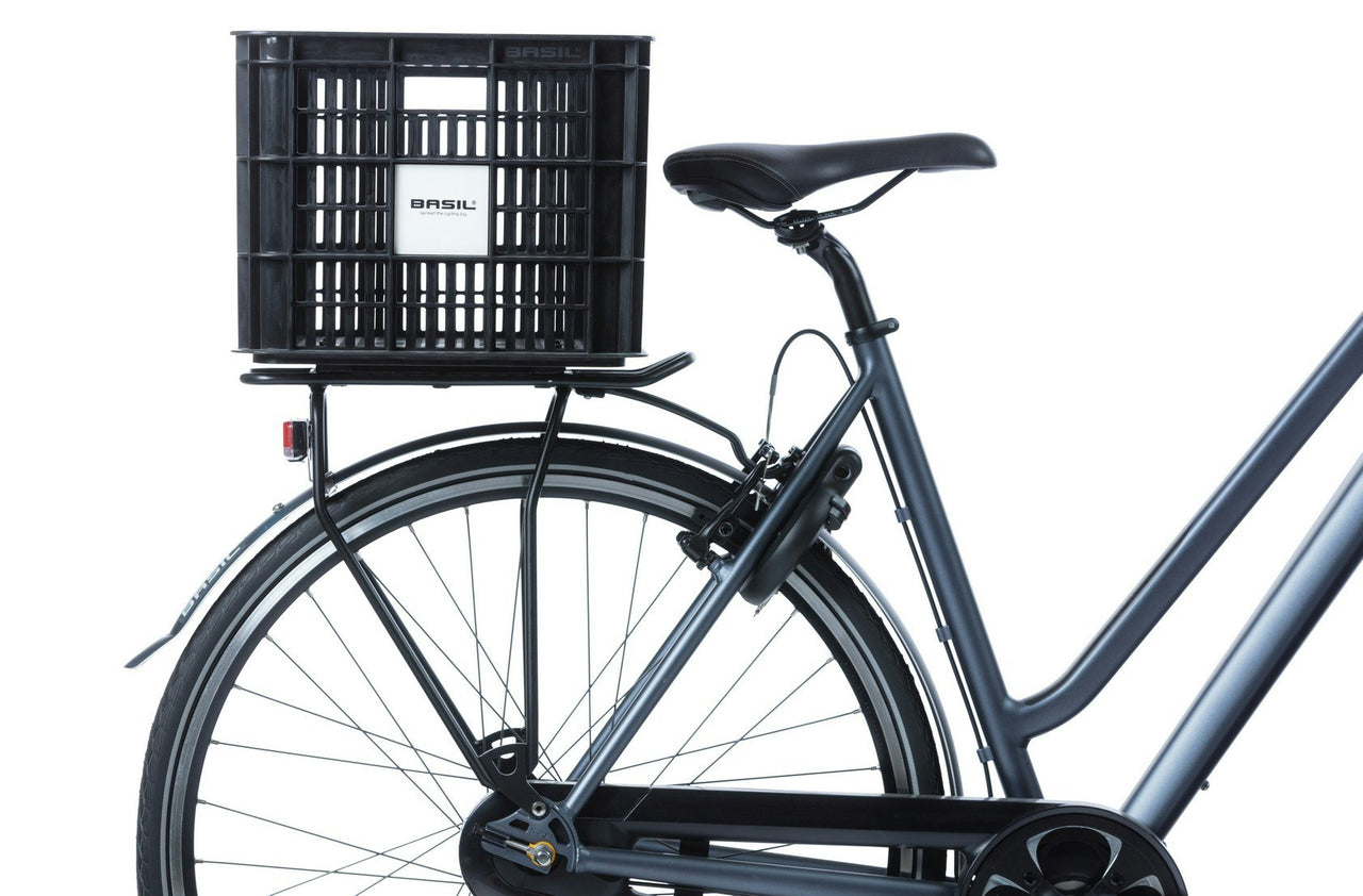 Basil Bicycle Crate Large 40L Black