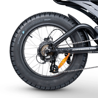 Thumbnail for Ampd Bros ACE-S Pro Dual Suspension Electric Bike - Matte Black