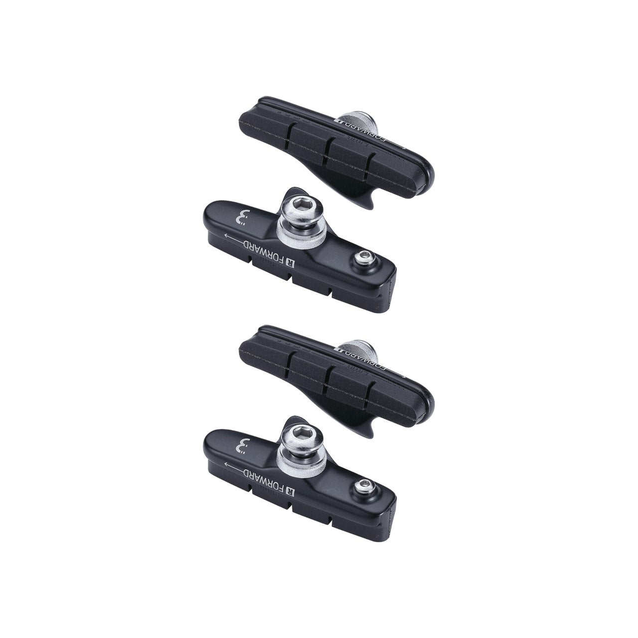 BBB Cycling Road Cartridge Brake Pads - Silver (2 Pairs)