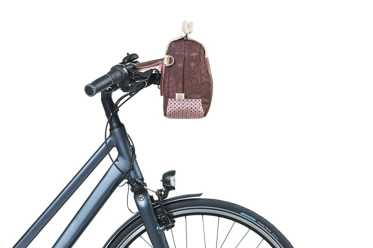 Basil Boheme Handlebar Bag Fig Red