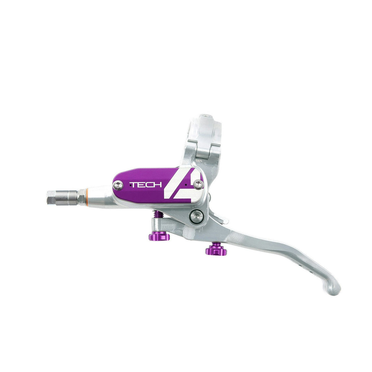 Hope Tech 4 Master Cylinder Complete Left Hand Silver/Purple