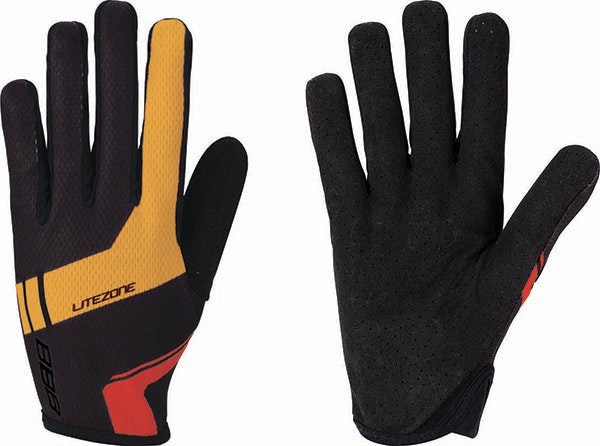 BBB Cycling LiteZone Gloves BBW-46 Size Large Colour: Black/Orange/Red