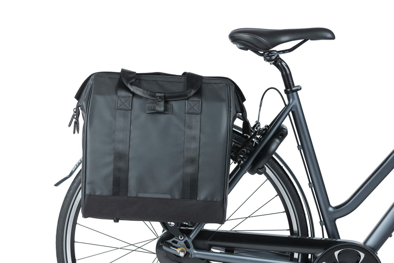 Basil Grand Tarpaulin Bicycle Shopper 23 Litres Black