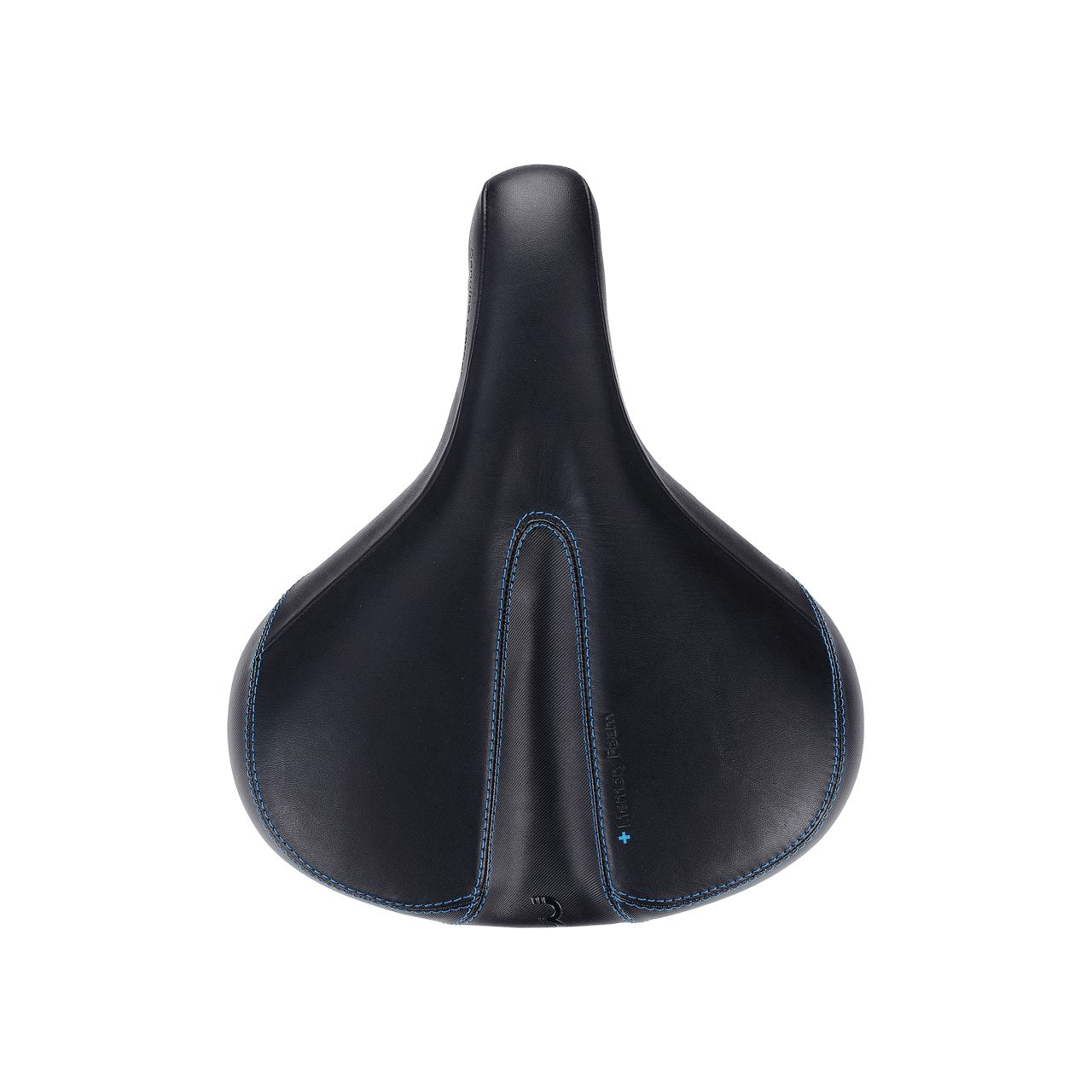 BBB Cycling Saddle Comfortplus Upright Leather, Memory Foam