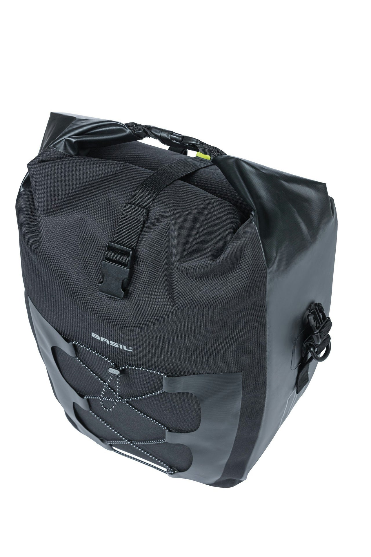 Basil Navigator Waterproof L Single Pannier Bag 25-31 Litres Black