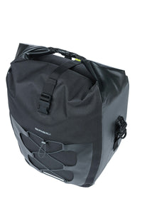 Thumbnail for Basil Navigator Waterproof L Single Pannier Bag 25-31 Litres Black