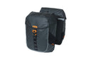 BASIL Miles Tarpaulin Double Bag MIK Black Orange 34L