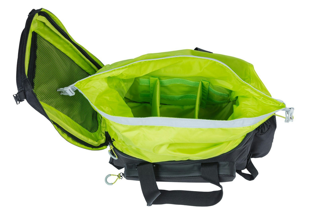 Basil Miles Trunkbag XL Pro 9-36 Litres Black/Lime