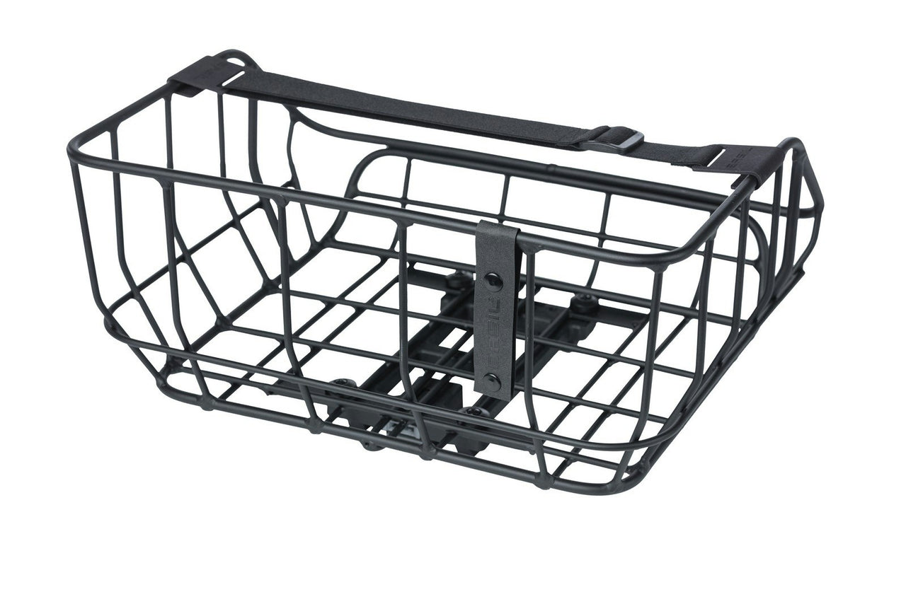 Basil Portland Rear Bicycle Basket MIK 25 Litres Black