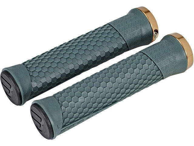 BBB Cycling Python Grips 142mm Moss Green/Lockring Copper