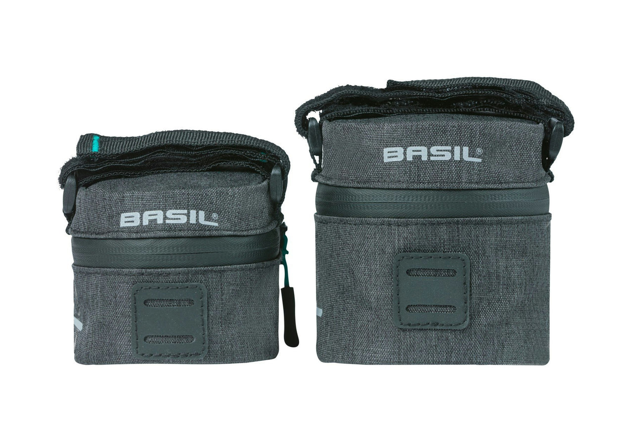 Basil Discovery 365D Saddle Bag Small 0.5L Black Melee