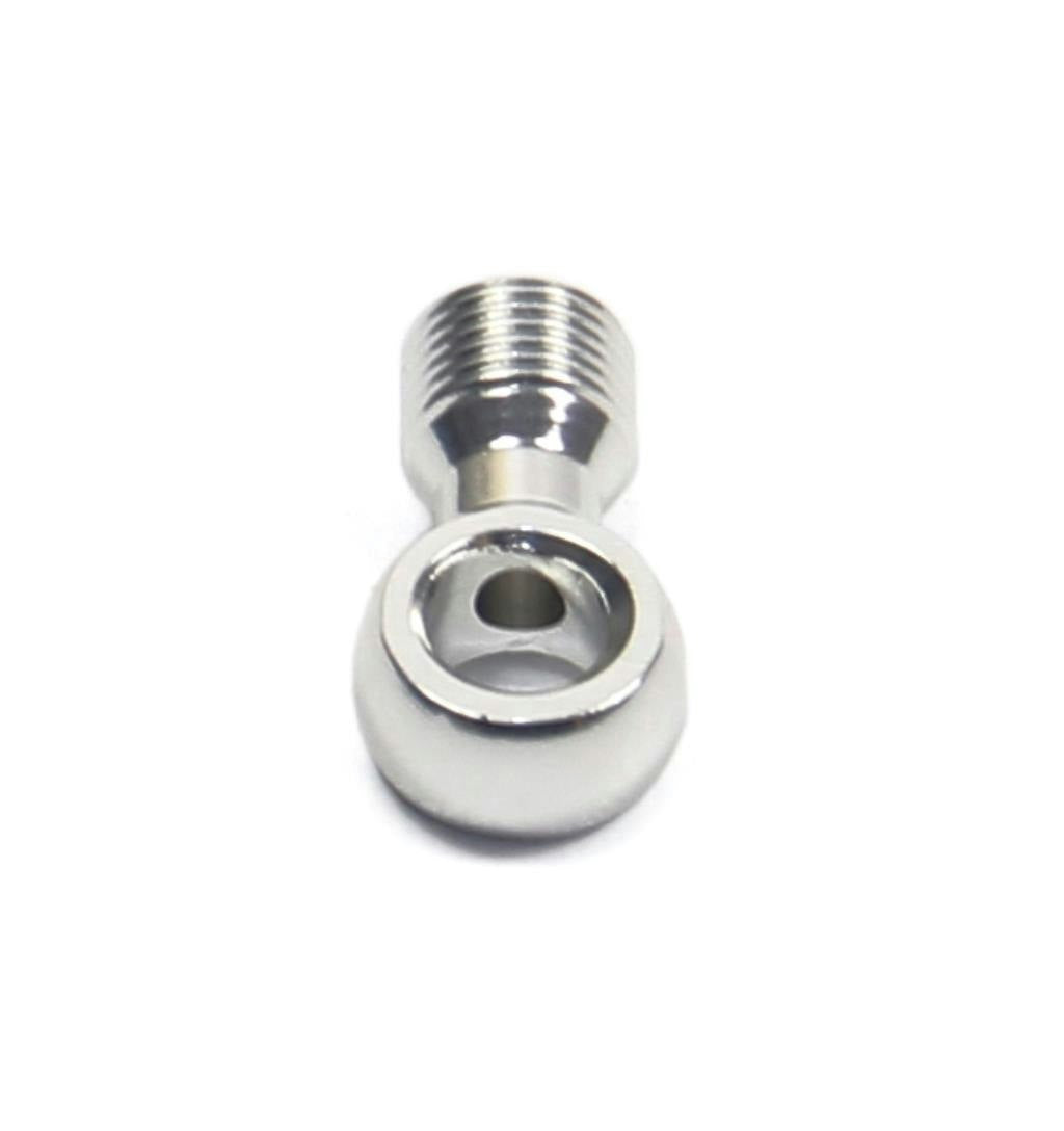 Hope 90 Deg Connector (Suit 5mm & S.S Hose) Silver