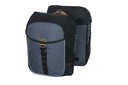 BASIL Miles Double Bag 34L Black Slate