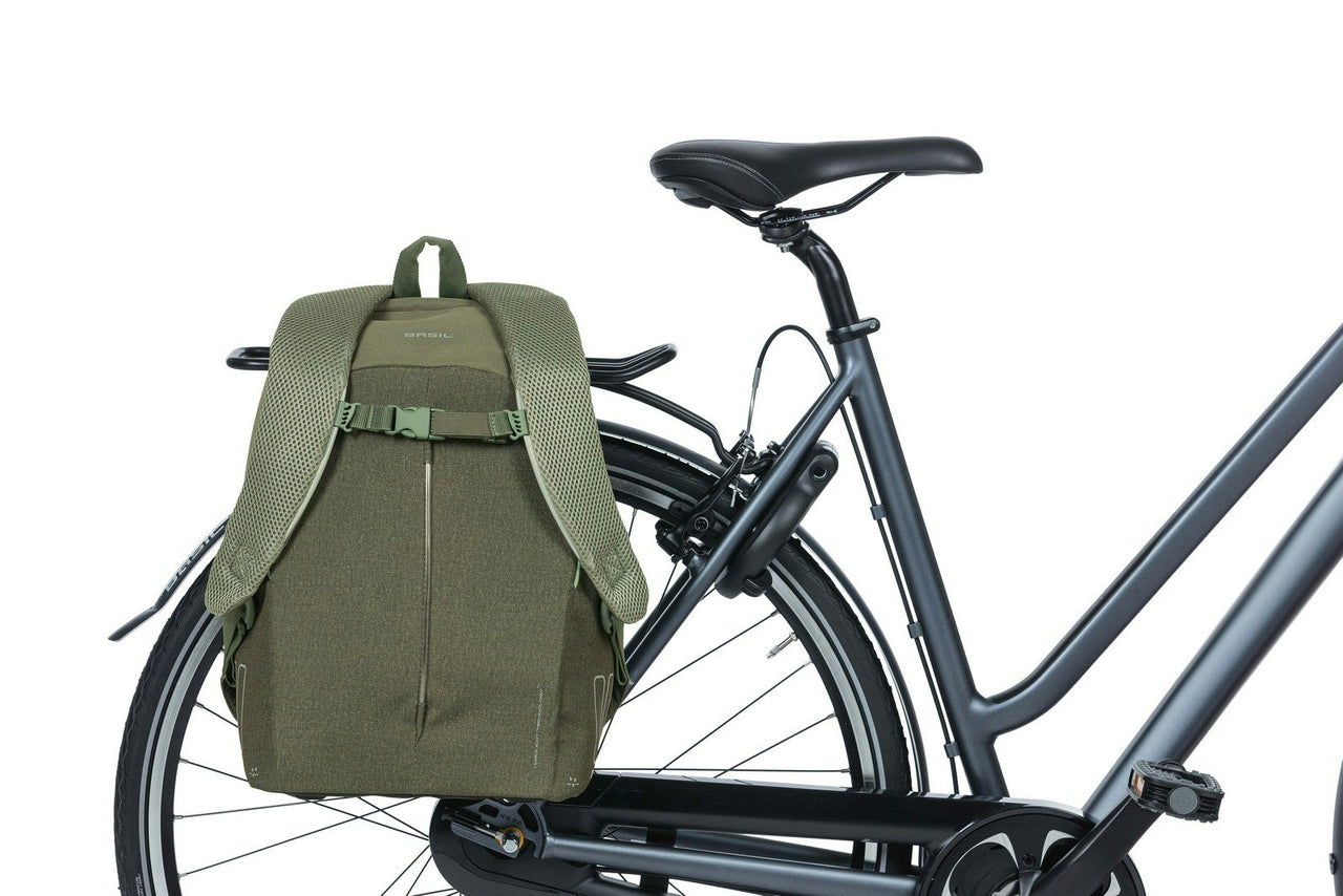 Basil B-Safe Commuter Backpack Dames Nordlicht Green