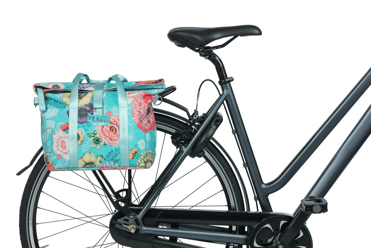 Basil Bloom Field Bicycle Handbag 8-11L Front/Rear Blue