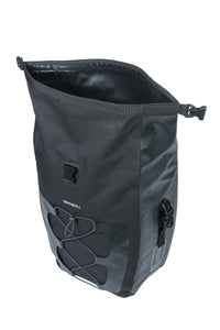 Thumbnail for Basil Navigator Waterproof L Single Pannier Bag 25-31 Litres Black